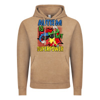 Vintage Coffee Autism is my superpower Autism Awareness Day Vintage Hoodie - FaDigitalArtStudio