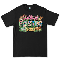 Black Happy Easter 2023 Premium Tee - HowdyJamesFarm