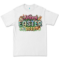 White Happy Easter 2023 Premium Tee - HowdyJamesFarm