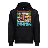 Black summer camping Urban Hoodie - JahusDesignShop