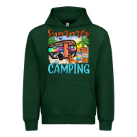 Forest Green summer camping Urban Hoodie - JahusDesignShop