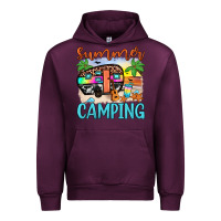 Mauve Wine summer camping Urban Hoodie - JahusDesignShop