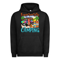 Pigment Black summer camping Urban Hoodie - JahusDesignShop