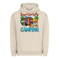 Pigment French Oak summer camping Urban Hoodie - JahusDesignShop