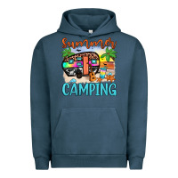 Pigment Midnight Navy summer camping Urban Hoodie - JahusDesignShop