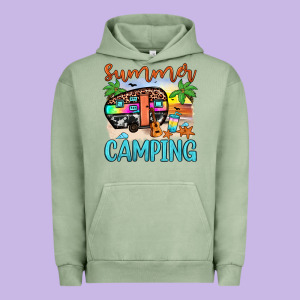 Summer Camping Urban Hoodie Designed By Jahusdesignshop