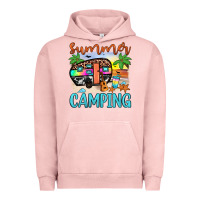 Pigment Salmon summer camping Urban Hoodie - JahusDesignShop