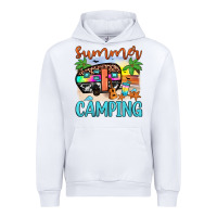 White summer camping Urban Hoodie - JahusDesignShop
