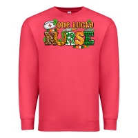 Cardinal one lucky nurse Premium Sweatshirt - AdoDesignShop