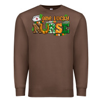 Chestnut one lucky nurse Premium Sweatshirt - AdoDesignShop