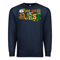 Navy one lucky nurse Premium Sweatshirt - AdoDesignShop