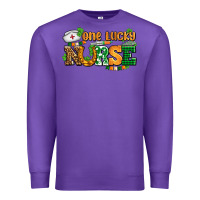 Purple one lucky nurse Premium Sweatshirt - AdoDesignShop