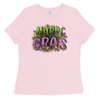 Bubblegum Pink mardi gras Ladies Tee - CowGirlArtShop
