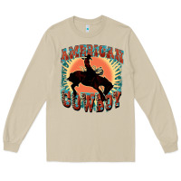 Mushroom American cowboy Long Sleeve Tee - FaDigitalArtStudio