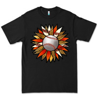 Black Baseball Sunflower Premium Tee - Jasminsmagicworld