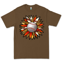 Cacao Baseball Sunflower Premium Tee - Jasminsmagicworld