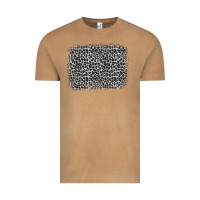 Vintage Camel grey leopard background Vintage Tee - OliviaCreatesArt