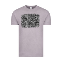 Vintage Zinc grey leopard background Vintage Tee - OliviaCreatesArt