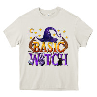 Cream Basic Witch Heavy Core Tee - texasbilliewilder