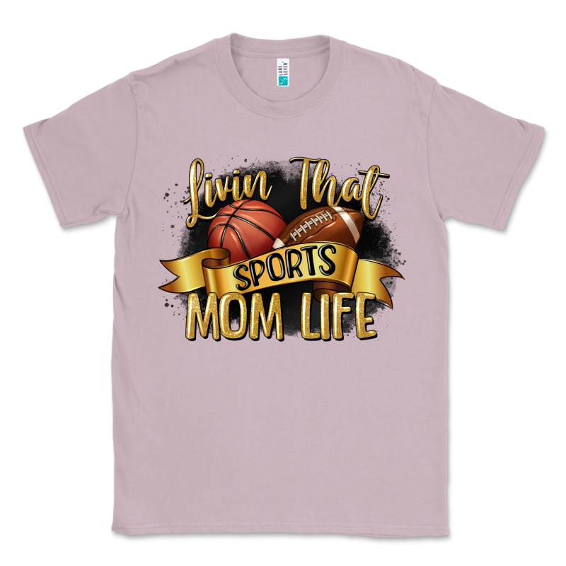 Livin That Sports Mom Life Classic Tee by CowGirlArtShop | Teevron