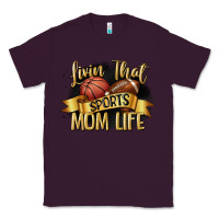 Plum livin that sports mom life Classic Tee - CowGirlArtShop