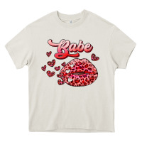 Cream babe with kiss Heavy Core Tee - RanaPortraitStore