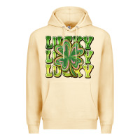 Pina Colada Lucky Clover Premium Hoodie - CowhideDigitalArt