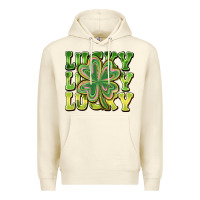 Sandshell Lucky Clover Premium Hoodie - CowhideDigitalArt