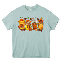 Thanksgiving Coffee Cups Heavy Core Tee | Teevron