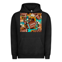 Pigment Black football cactus sunflower Urban Hoodie - JahusDesignShop