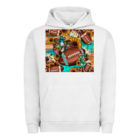 Pigment Lunar Rock football cactus sunflower Urban Hoodie - JahusDesignShop