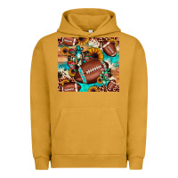 Pigment Peanut Butter football cactus sunflower Urban Hoodie - JahusDesignShop