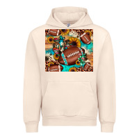 Sandshell football cactus sunflower Urban Hoodie - JahusDesignShop