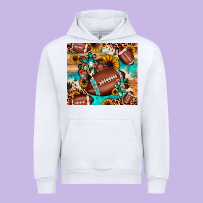 Football Cactus Sunflower Urban Hoodie Designed By Jahusdesignshop
