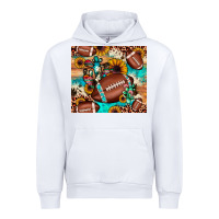 White football cactus sunflower Urban Hoodie - JahusDesignShop