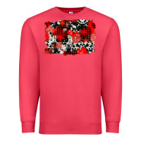 Cardinal western red cowhide winter background Premium Sweatshirt - AdoDesignShop
