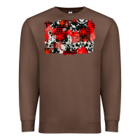 Chestnut western red cowhide winter background Premium Sweatshirt - AdoDesignShop