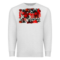 Oatmeal Heather western red cowhide winter background Premium Sweatshirt - AdoDesignShop