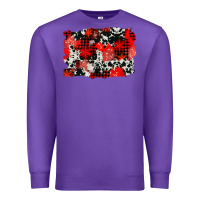 Purple western red cowhide winter background Premium Sweatshirt - AdoDesignShop