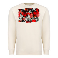 Sandshell western red cowhide winter background Premium Sweatshirt - AdoDesignShop