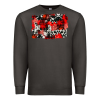 Smoke western red cowhide winter background Premium Sweatshirt - AdoDesignShop