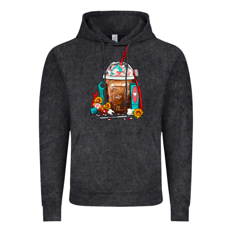 Dentist Frappe Coffee Vintage Hoodie by FaDigitalArtStudio | Teevron