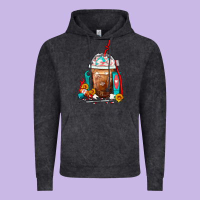 Dentist Frappe Coffee Vintage Hoodie Designed By Fadigitalartstudio
