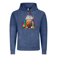 Vintage Denim Dentist Frappe Coffee Vintage Hoodie - FaDigitalArtStudio