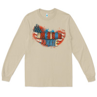 Mushroom American junkie 4th of july Long Sleeve Tee - FaDigitalArtStudio