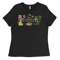 Black interpreter mardi gras Ladies Tee - CowGirlArtShop