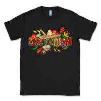 Black cinco de mayo custodian Classic Tee - CowGirlArtShop