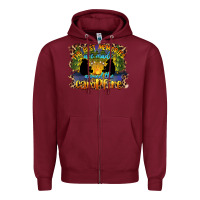 Burgundy the best memories are made around the campfire camping Zipper Hoodie - BarkalooDesign