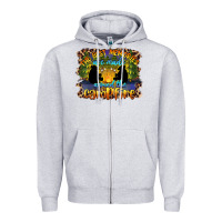 Heather Grey the best memories are made around the campfire camping Zipper Hoodie - BarkalooDesign