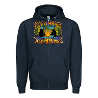 Navy the best memories are made around the campfire camping Zipper Hoodie - BarkalooDesign